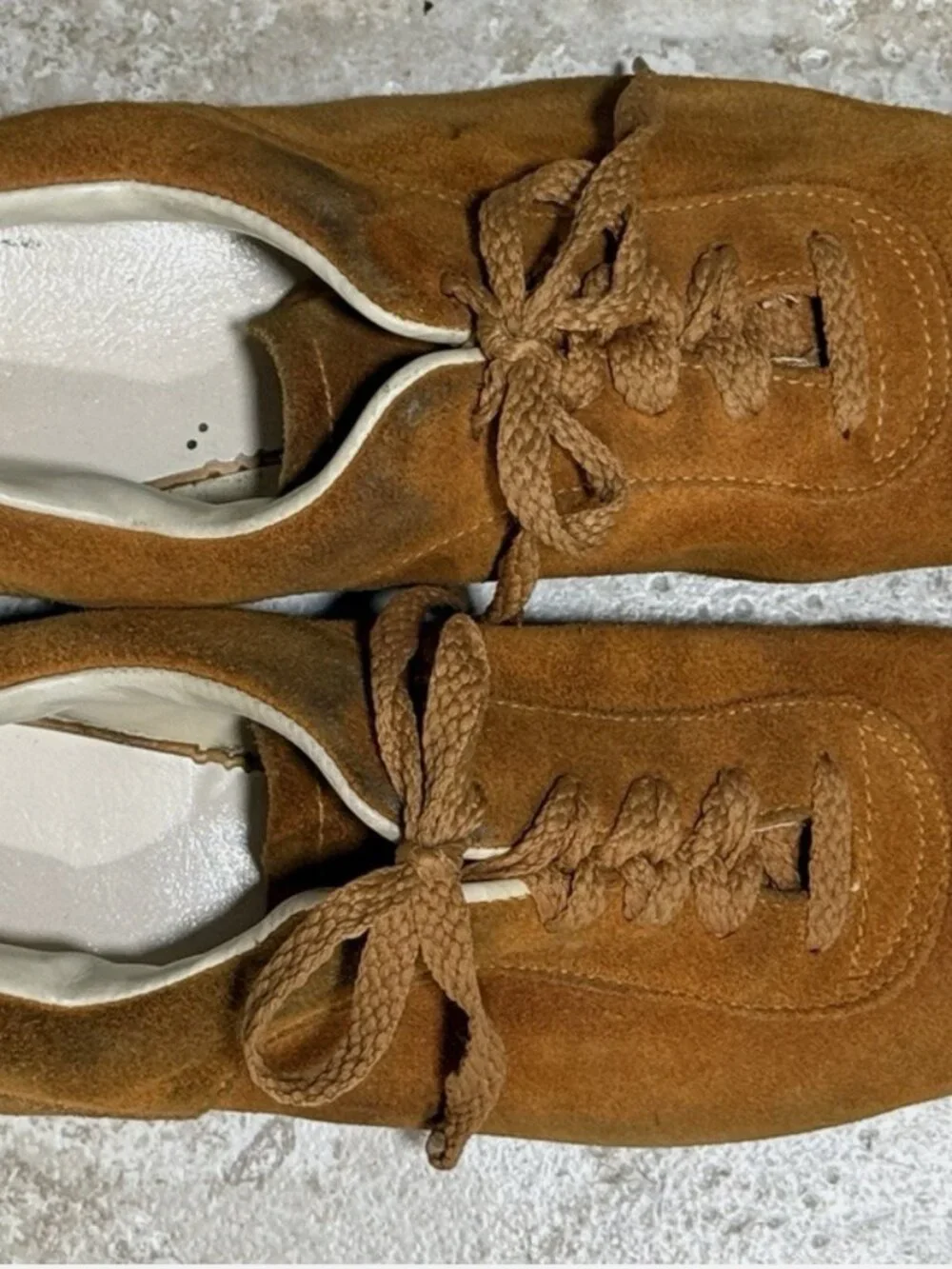 Vtg Brunswick Suede Bowling Shoes Dick Weber Wrist Master II Support 2L Lot